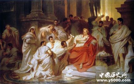 布鲁图斯刺杀凯撒简介布鲁图斯是怎么死的？